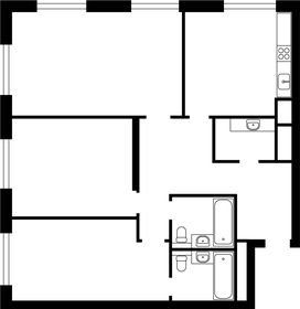 Квартира 98,1 м², 3-комнатная - изображение 1