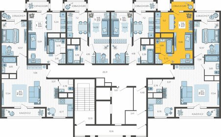 37 м², 1-комнатная квартира 3 500 000 ₽ - изображение 27