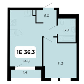 36,3 м², 1-комнатная квартира 4 483 050 ₽ - изображение 39