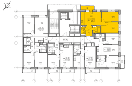 Квартира 55,2 м², 2-комнатная - изображение 2