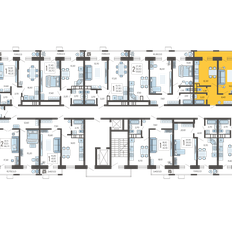 Квартира 64,5 м², 2-комнатная - изображение 2