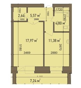 42,1 м², квартира-студия 4 700 000 ₽ - изображение 30