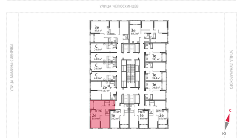 54,6 м², 2-комнатная квартира 13 748 000 ₽ - изображение 17