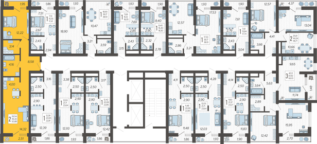 80 м², 2-комнатная квартира 22 000 000 ₽ - изображение 119