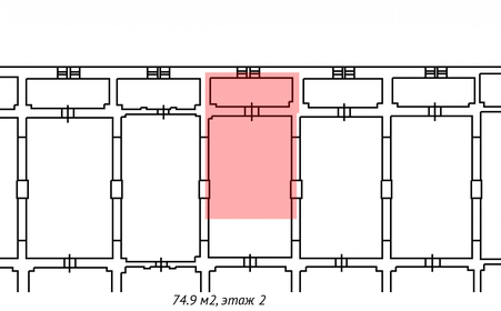 73,6 м², торговое помещение 41 952 ₽ в месяц - изображение 29