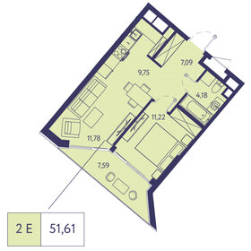 50,5 м², 2-комнатная квартира 9 850 000 ₽ - изображение 92