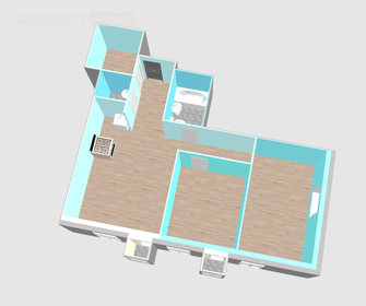 Квартира 73 м², 3-комнатная - изображение 2