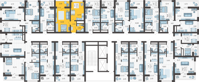 38 м², 1-комнатная квартира 15 944 800 ₽ - изображение 7