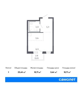 23 м², квартира-студия 3 430 000 ₽ - изображение 70