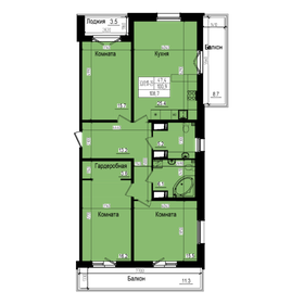 135,2 м², 3-комнатная квартира 22 200 000 ₽ - изображение 99