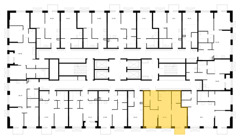 50,9 м², 2-комнатная квартира 8 751 197 ₽ - изображение 24