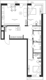 90 м², 2-комнатная квартира 17 101 900 ₽ - изображение 40