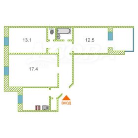 Квартира 68 м², 3-комнатная - изображение 4