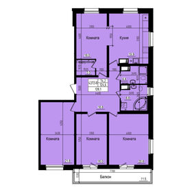 129,5 м², 4-комнатная квартира 22 145 130 ₽ - изображение 61