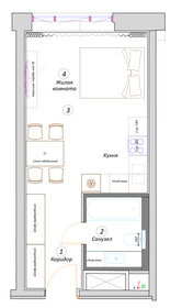 Квартира 31 м², студия - изображение 1