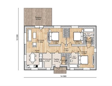 87 м² дом, 5 соток участок 9 554 000 ₽ - изображение 46