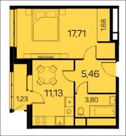 27 м², 1-комнатная квартира 8 765 504 ₽ - изображение 21