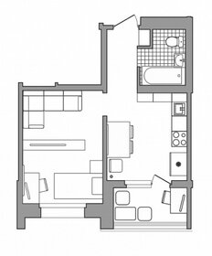 Квартира 35,3 м², 1-комнатная - изображение 2