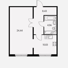 Квартира 46,7 м², 2-комнатная - изображение 2