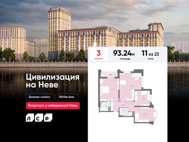 Квартира 93,2 м², 3-комнатная - изображение 1