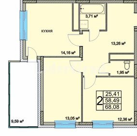 35 м², 1-комнатная квартира 15 000 ₽ в месяц - изображение 78