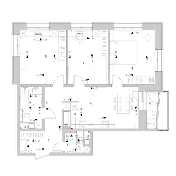 81,8 м², 4-комнатная квартира 13 300 000 ₽ - изображение 51