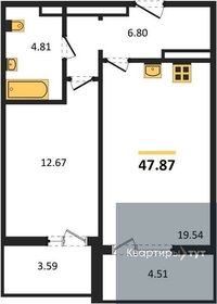 55,4 м², 2-комнатная квартира 5 490 000 ₽ - изображение 71