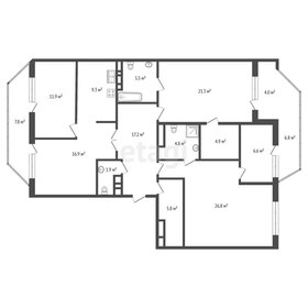 Квартира 147,4 м², 3-комнатная - изображение 1