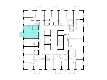 33 м², 1-комнатная квартира 5 400 000 ₽ - изображение 14