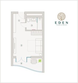 Квартира 32,5 м², 1-комнатные - изображение 1
