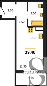 20,3 м², квартира-студия 3 250 000 ₽ - изображение 31