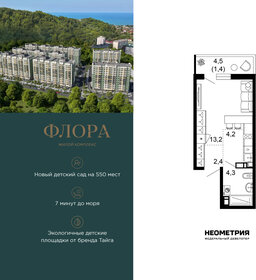 Квартира 25,4 м², 1-комнатная - изображение 1