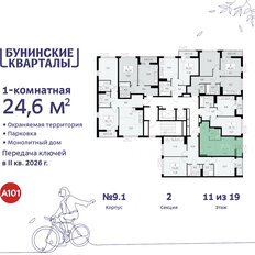 Квартира 24,6 м², студия - изображение 3