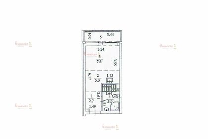 19 м², квартира-студия 3 200 000 ₽ - изображение 44