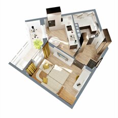 Квартира 35,1 м², 1-комнатная - изображение 3