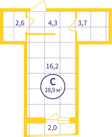 52 м², апартаменты-студия 4 950 000 ₽ - изображение 75