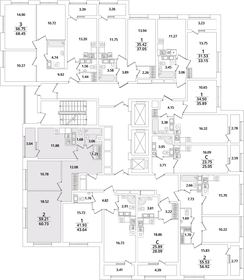 55,3 м², 2-комнатная квартира 14 200 000 ₽ - изображение 95