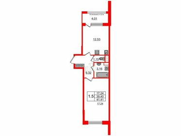 33 м², 2-комнатная квартира 6 500 000 ₽ - изображение 139