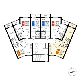 57,5 м², 2-комнатная квартира 8 705 190 ₽ - изображение 27