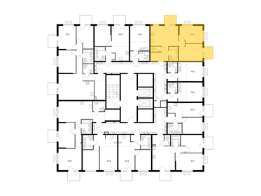 64,5 м², 3-комнатная квартира 8 150 000 ₽ - изображение 75