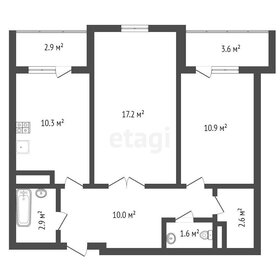 Квартира 60 м², 2-комнатная - изображение 2