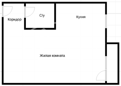 Квартира 31,3 м², 1-комнатная - изображение 4