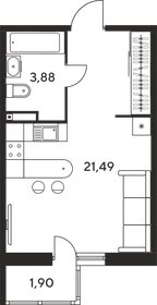 Квартира 27,2 м², студия - изображение 1