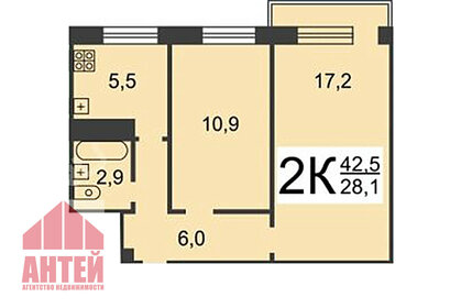 50,8 м², 2-комнатная квартира 8 449 999 ₽ - изображение 47