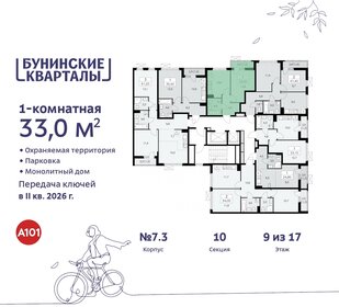 Квартира 33 м², 1-комнатная - изображение 2