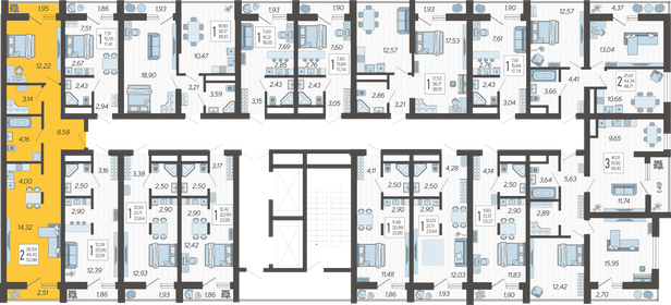 100 м², 2-комнатная квартира 28 700 000 ₽ - изображение 121