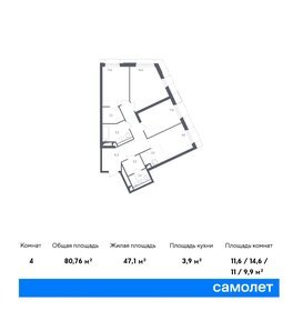 89,5 м², 3-комнатные апартаменты 23 142 104 ₽ - изображение 44