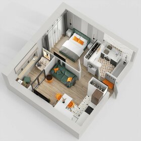 Квартира 36,7 м², 1-комнатная - изображение 2