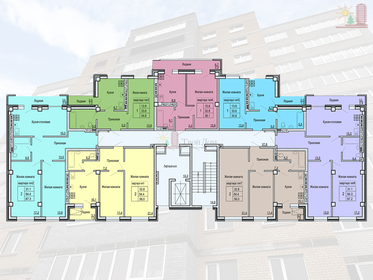 Квартира 56,5 м², 2-комнатная - изображение 3