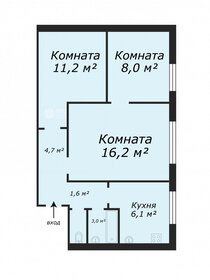 49 м², 3-комнатная квартира 12 000 000 ₽ - изображение 22